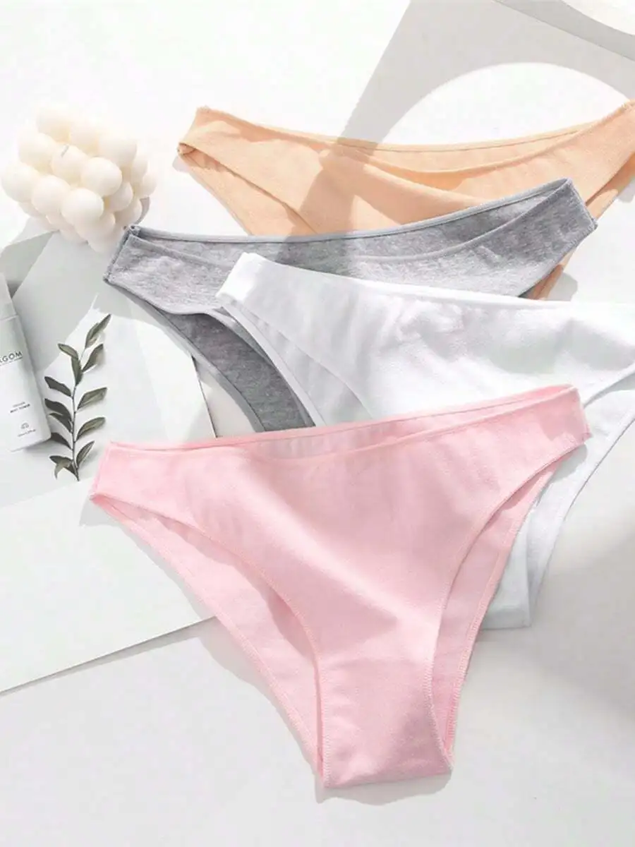 

20 Pcs Women Cotton Low Rise Briefs Comfortable Multicolor Panties
