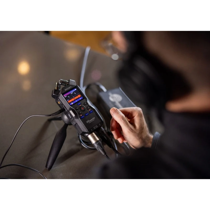 4 Track تسجيل يدوي ، تسجيل بدون مشبك ، dB ، ميكروفون SPL XY للمقابلات والمدونات الصوتية ، دبليو