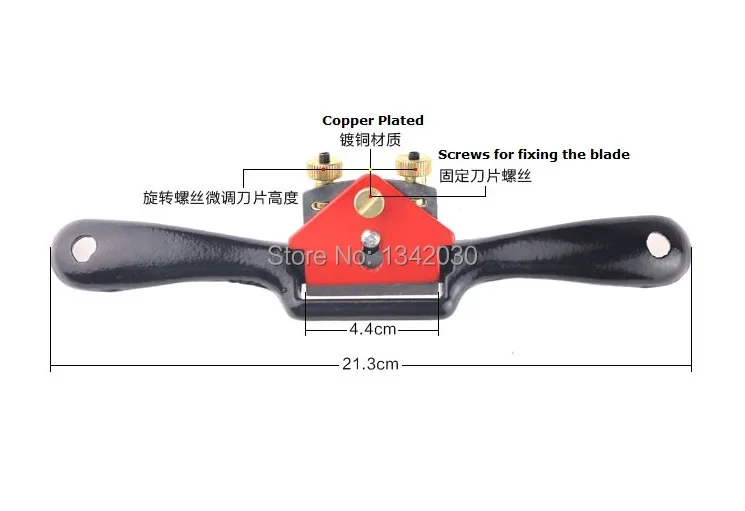 Free Shipping, 44mm Cutting Edge Metal Spoke Shave Plane Spokeshave Hand Cutting Tool Woodworking Bird Plane Hand Trimming Tools