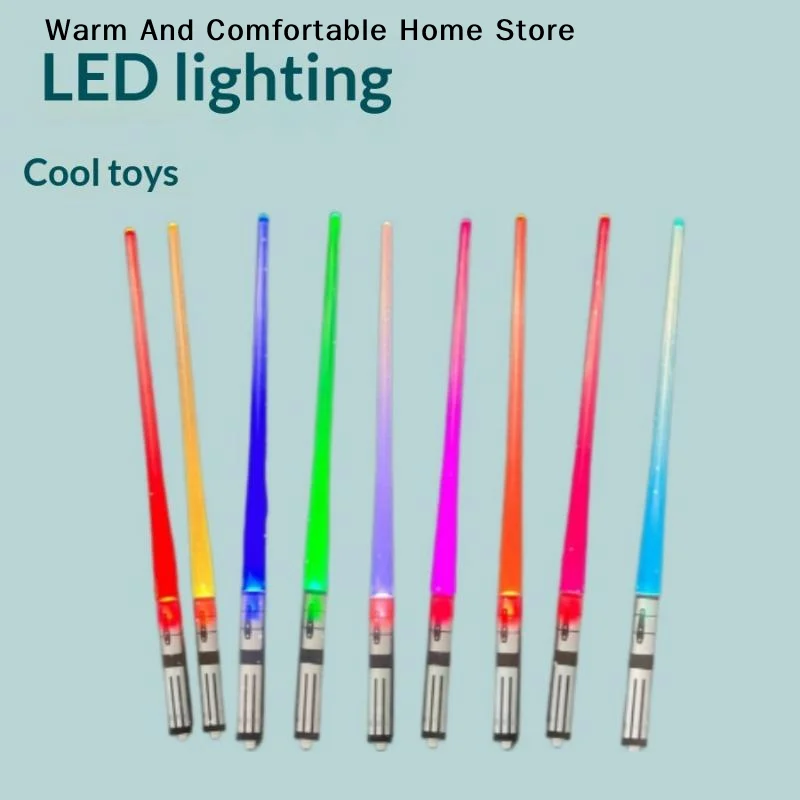 【W】1/2Pcs LED Glowing Chopsticks Light Up Sticks Versatile Chopsticks For Carnival Club Party Wedding Birthday Raves Concert
