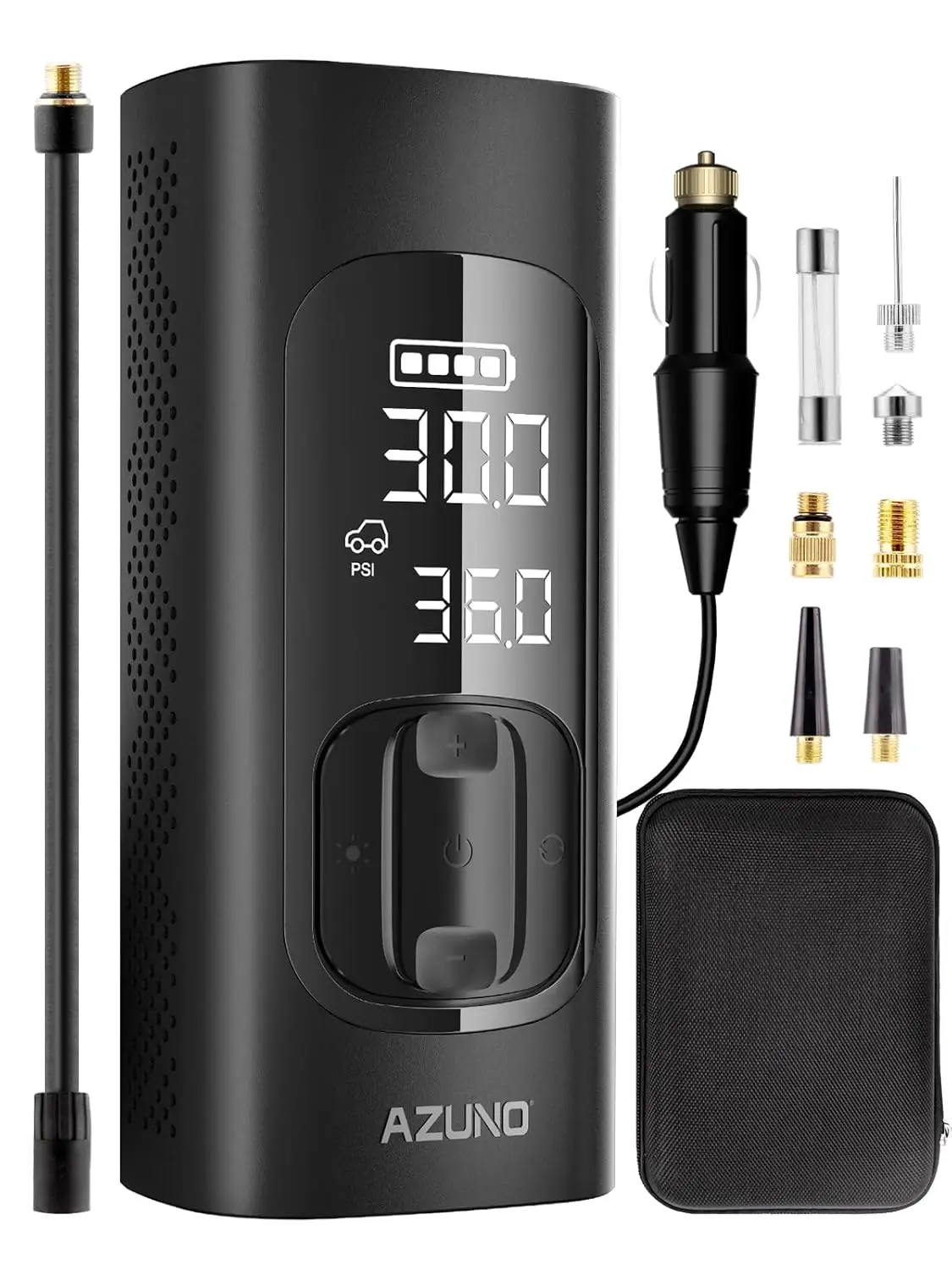 

3x быстрый портативный насос для накачивания шин с автоматическим отключением для автомобилей, мотоциклов и велосипедов, инструмент для автомойки