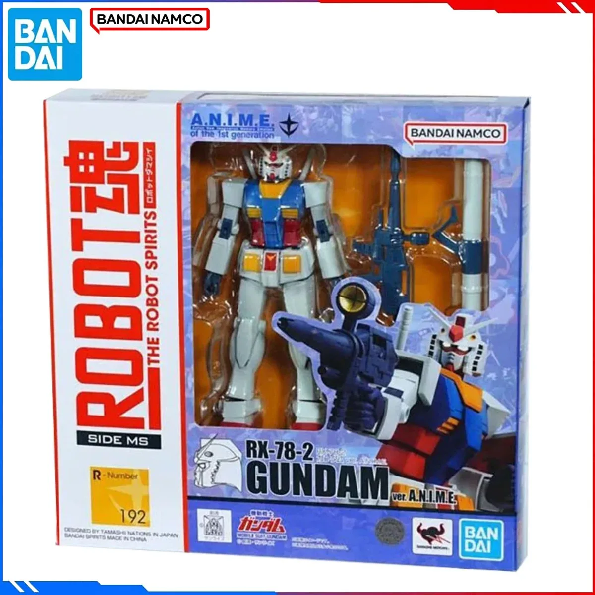 

In Stock: Bandai Robot Spirits Action Figure - RX-78-2 Gundam General Ver. Mobile Suit Gundam Finished Collectible Model & Gift