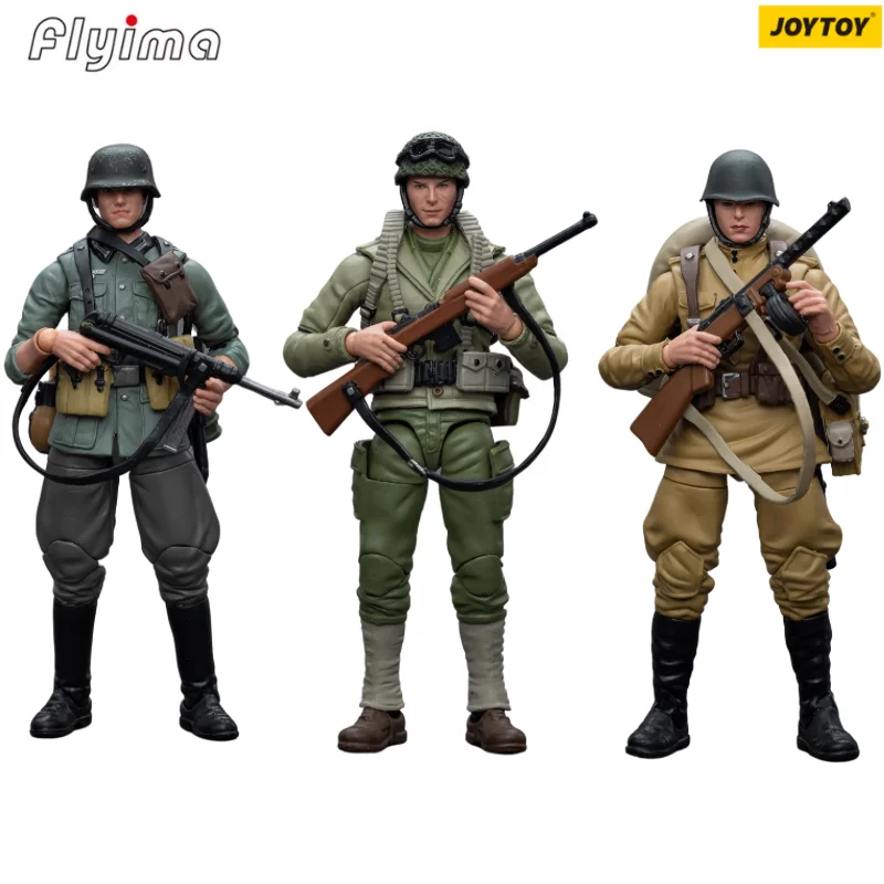 [IN STOCK]1/18 JOYTOY Action Figure WWII Wehrmacht&Soviet Infantry&United States Army Model Gift Free Shipping