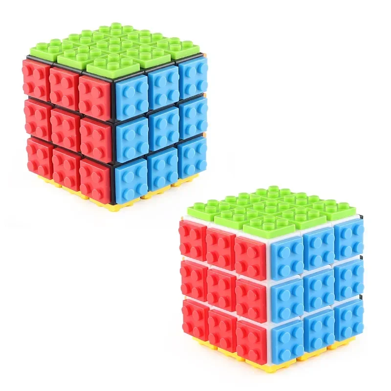 [ECube] FanXin klocki kostka 3x3x3 Puzzle prędkość zabawki DIY magiczna kostka inteligencja zabawka edukacyjna dla dzieci prezent