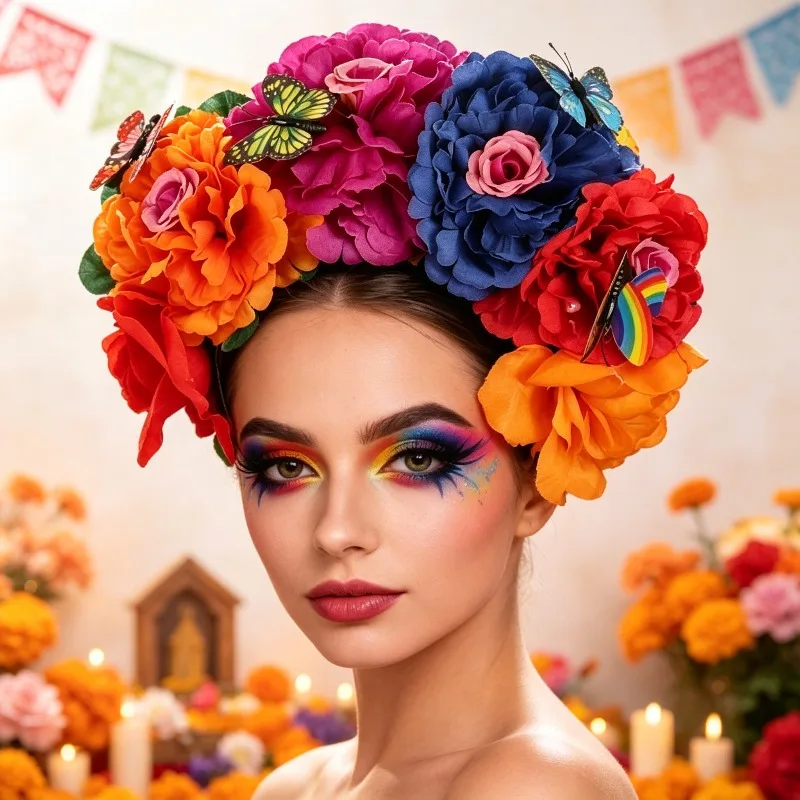 tiara-decorativa-com-rosas-e-nova-tiara-floral-de-halloween-adequada-para-encontros-do-dia-dos-mortos-e-tiaras-de-borboleta