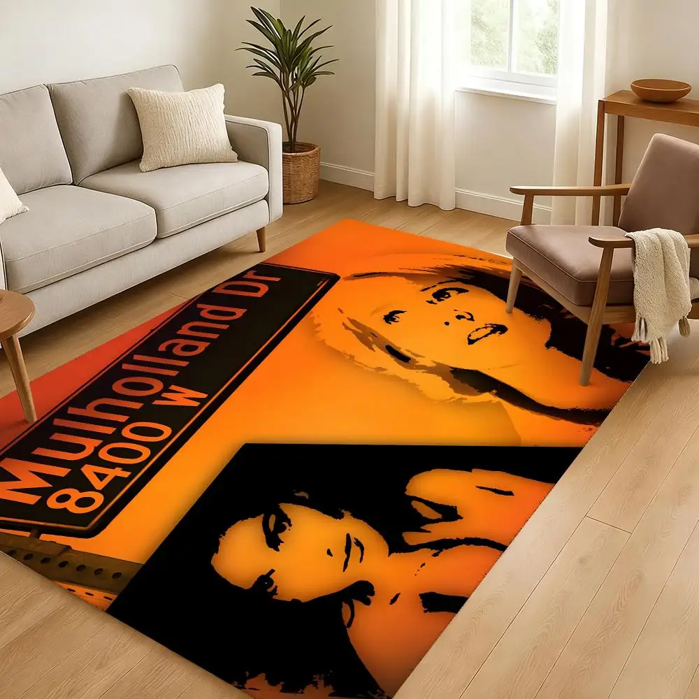 Mulholland Drive Floor Mat Soft Thickened Absorbent Non-Slip Bedroom Living Room Door Mat Home Decor Flannel Rugs