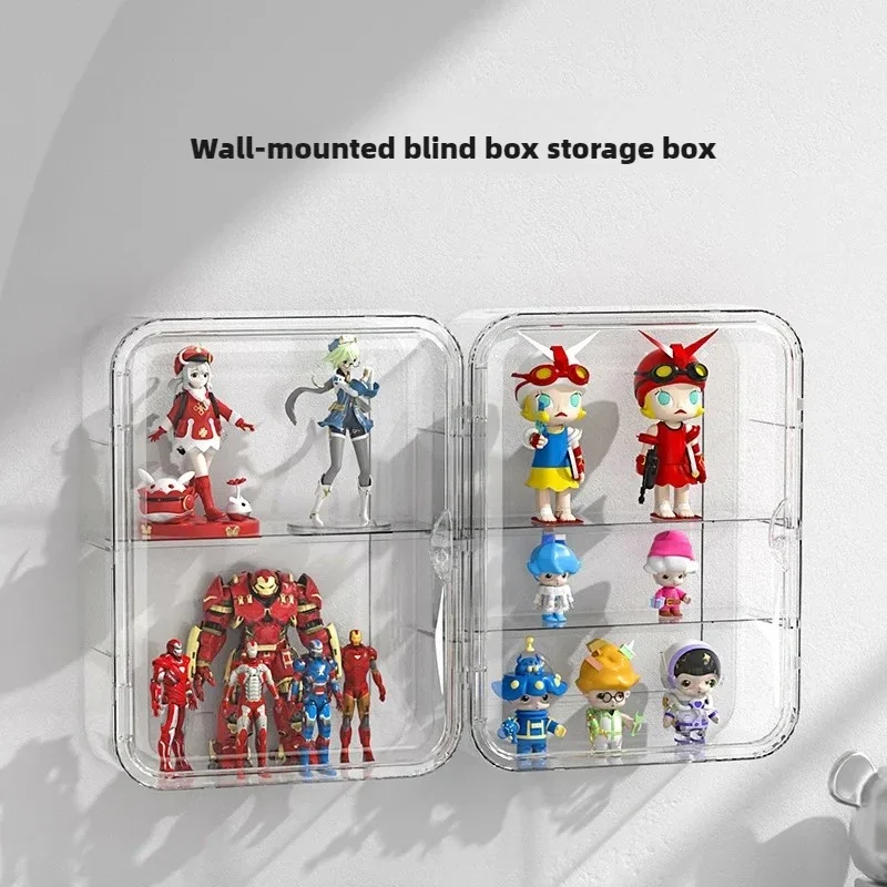 

Transparent Wall-Mounted Blind Box Display RackStorage for LEGO Toys Dolls and Figurines Showcase for Collectibles