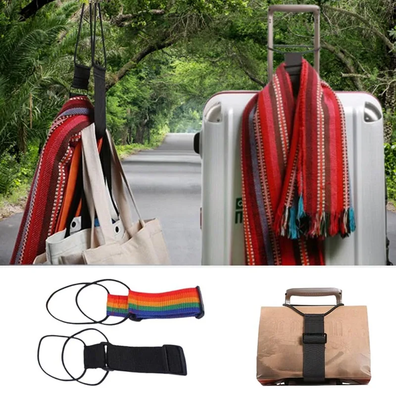 Outdoor Travel Straps For Luggage Versatile Reusable Strap Adjustable Baggage Belts Carrier Strap Security Suitcase Accessories