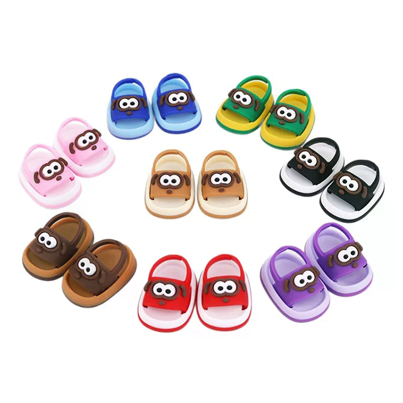 Chaussures de poupée 15/17cm, Mini chaussures en plastique pour poupées, Mini chaussures à doigts, accessoire de vêtements pour poupées de 6.9 pouces