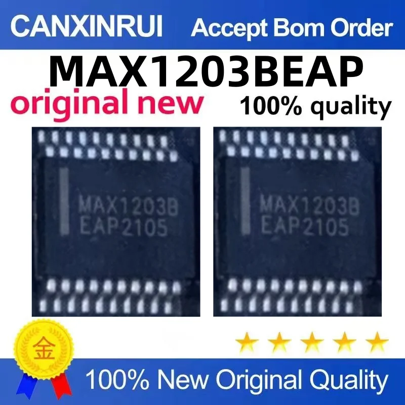 MAX1203BEAP SSOP20 package integrated circuit data acquisition analog-to-digital conversion chip is of good quality