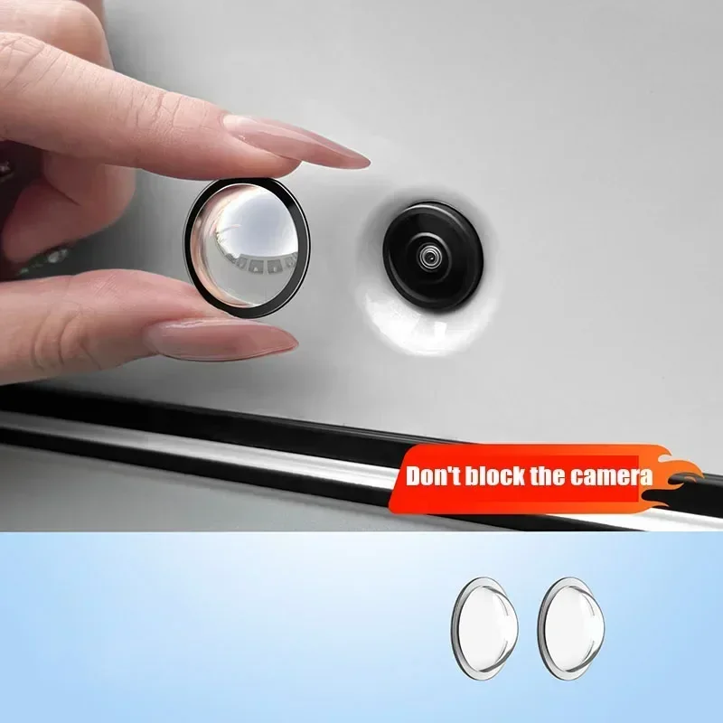 2PCS Car Camera Lens Protector Rear View Backup Camera Cover 360° Camera Protection Anti Scratch Waterproof Dust-proof