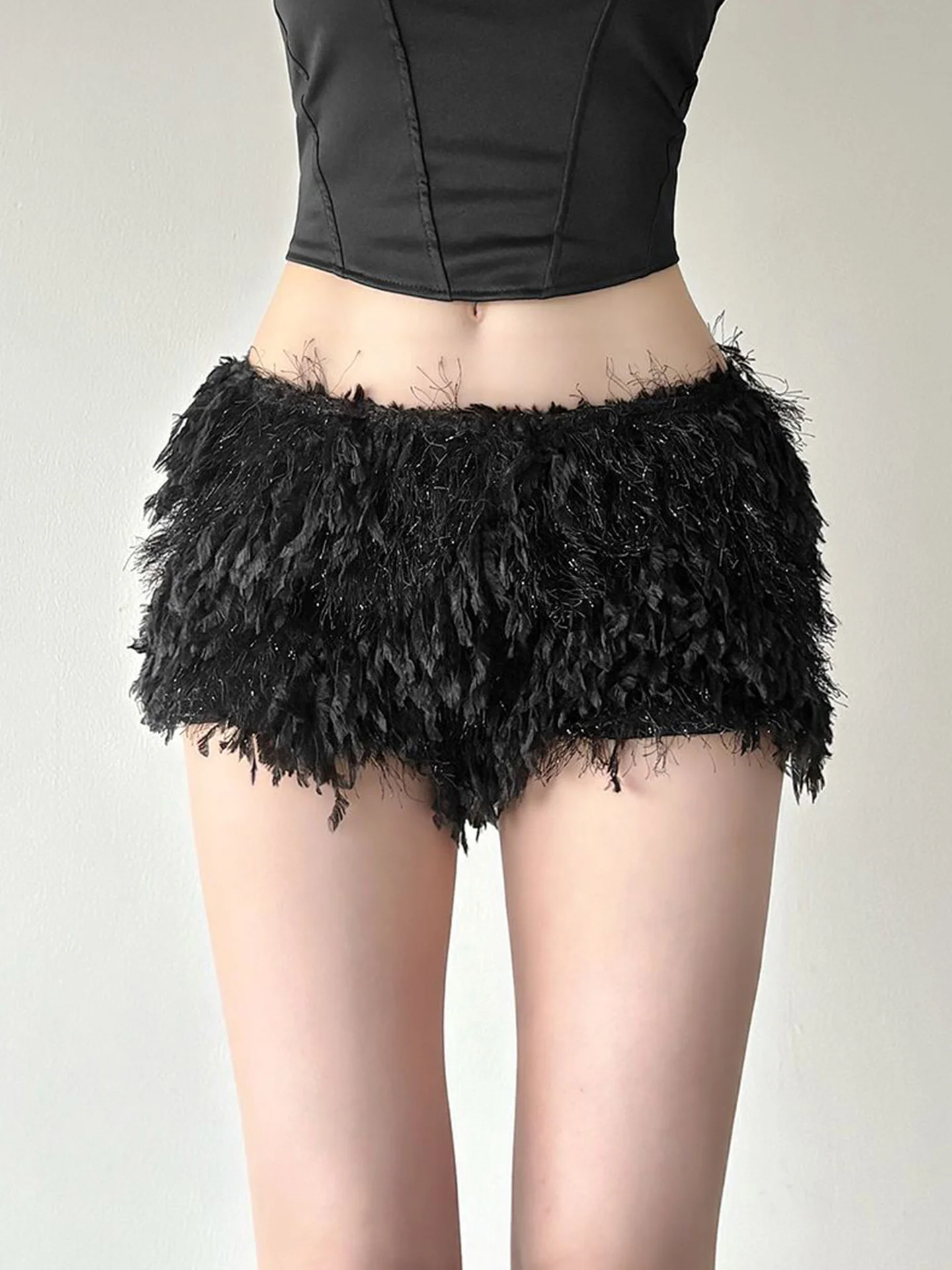 

Женские повседневные брюки с низкой талией, пушистые, с эффектом подтяжки ягодиц, из полиэфирного волокна, мягкие и комфортные