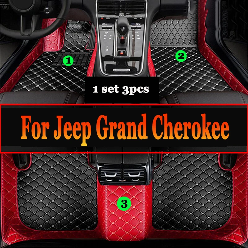 

Car floor mats for Jeep Grand Cherokee WK WK2 2011 2012 2013 2014 2015 2016 2017 2018 2019 2020 2021 2022 Custom auto foot Pads