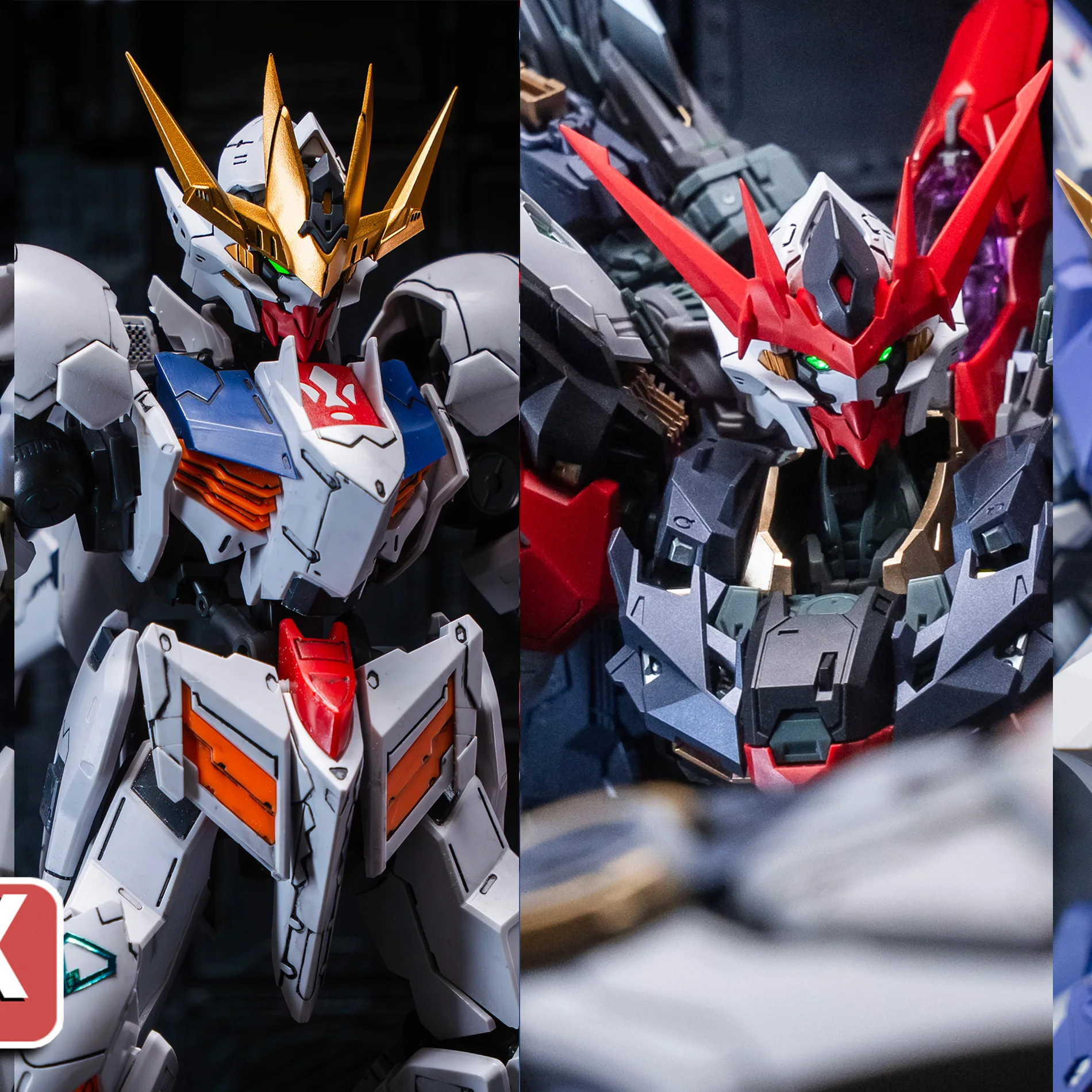 Minerva Hobby Mechanical Myth Series 04: تمثال رأس Lingxuzi Mecha، مجموعة كاملة مرسومة مسبقًا متوافقة مع MG Barbatos