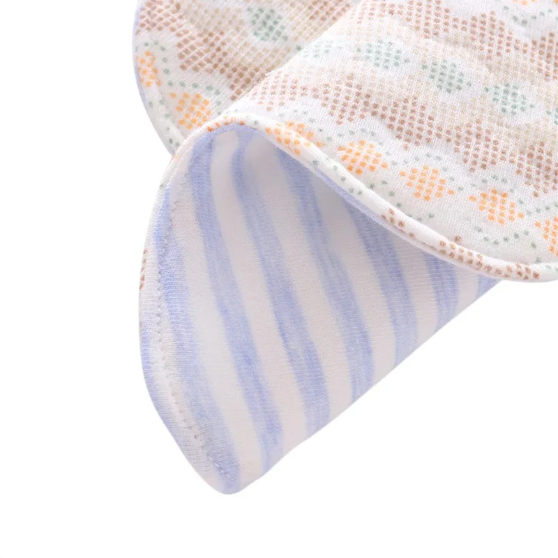 Waterproof Baby Bibs 360 Degrees Rotating Cotton Infant Baby Bibs Cute Print Soft Saliva Towel for Boys Girls Newborn Accessorie