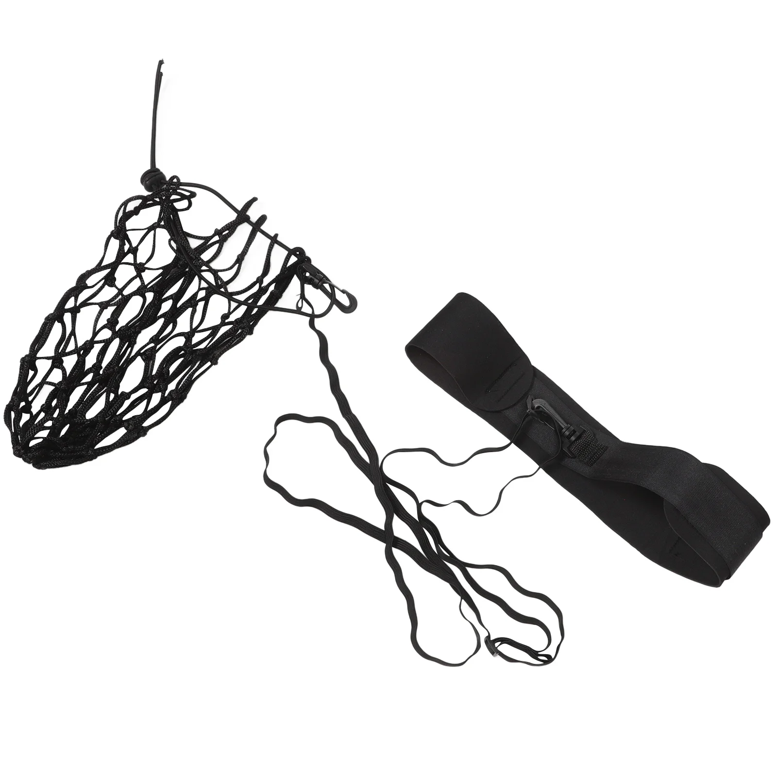 

Ball Bag Solo Soccer Trainer Belt Football Aid Straight Hair Black Diving Cloth