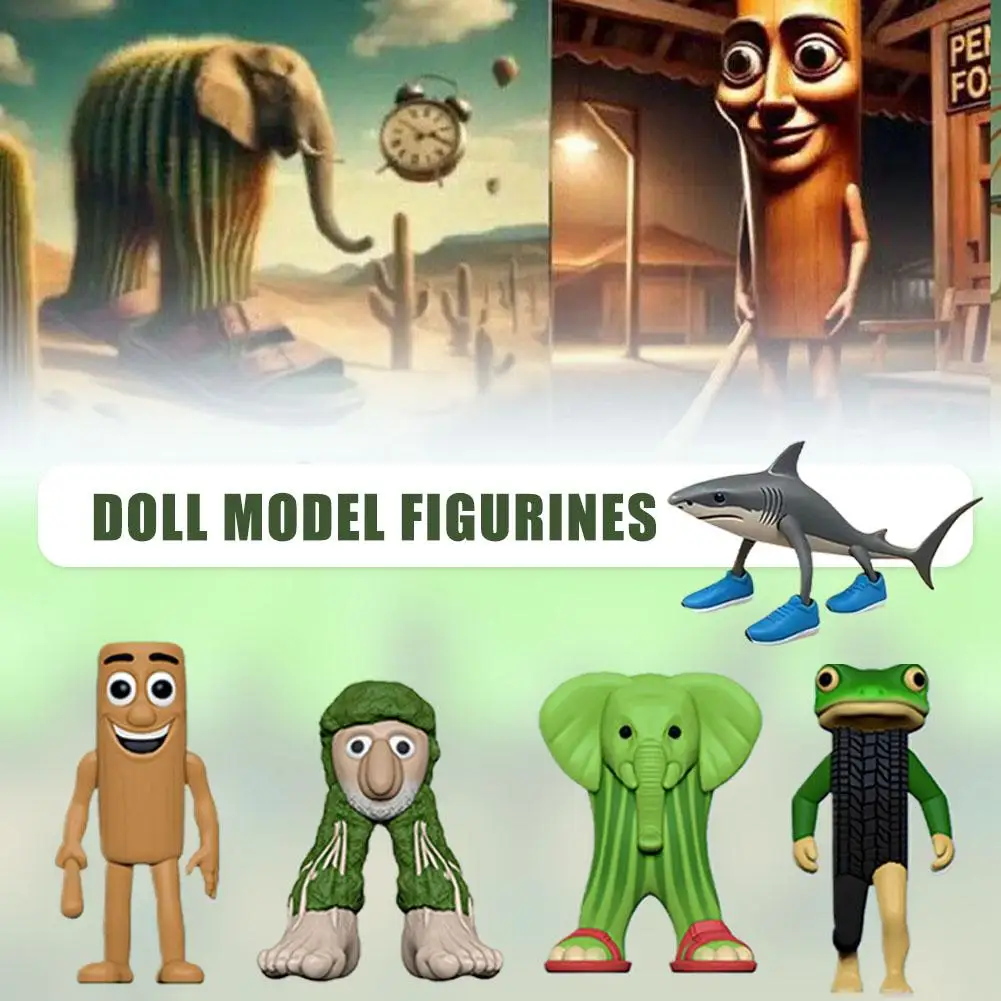 تونغ صحور شخصية كابتشينو قاتلينو الشكل لعبة Tralalero Tralala عمل أرقام القرش الشكل تحصيل هدية لعبة هدية صندوق #4