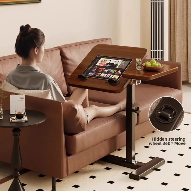 

Movable lift bedside table sofa side small table simple student desk folding laptop desk