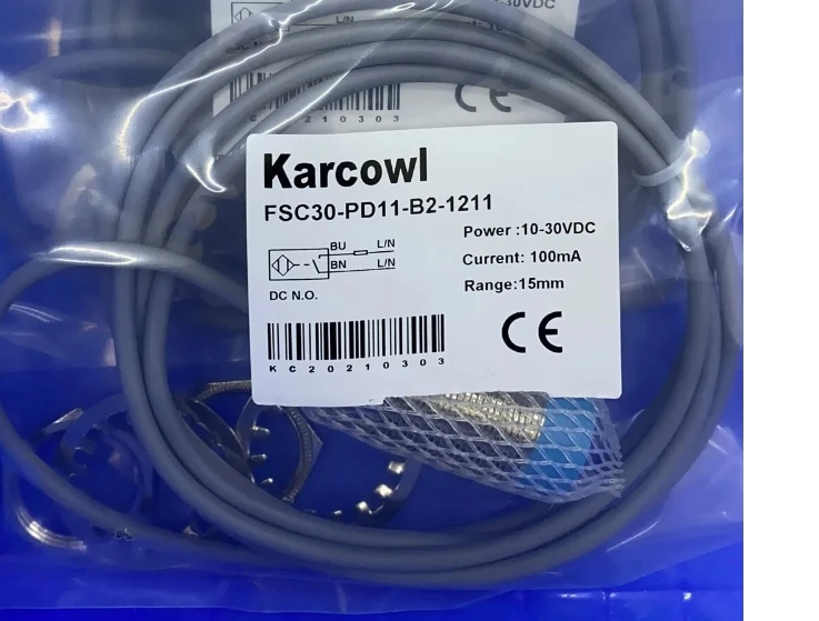 

4pcs Karcowl DC two-wire proximity switch FSC30-PD11-B2-1211 non-flush 15mm normally open