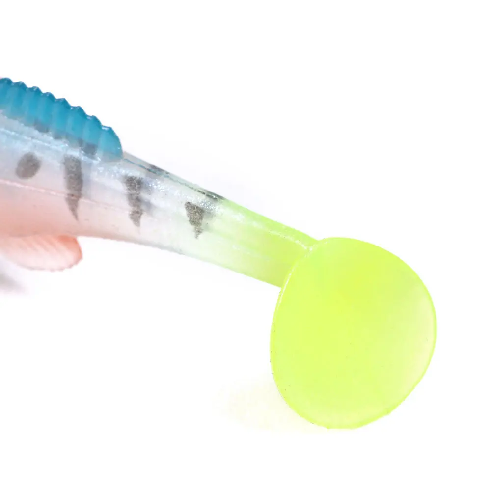 1 Stück/10 Stück 7,5 cm/14,2 g Silikon Dark Sleeper Wobbler Angelköder Sinkender Weichköder Jig-Haken Swimbaits Bass Shad für Barsch-Angelzubehör – Detail 5