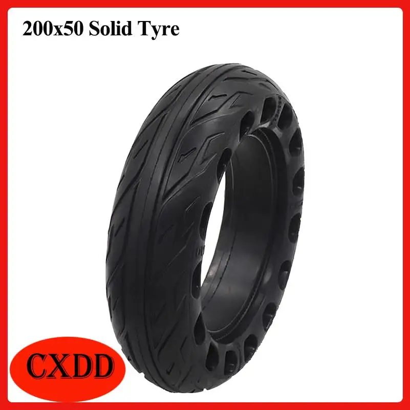 

Прочная внедорожная шина 200x50 с воздушной подушкой, идеально подходит для электросамокатов, безкамерная конструкция.