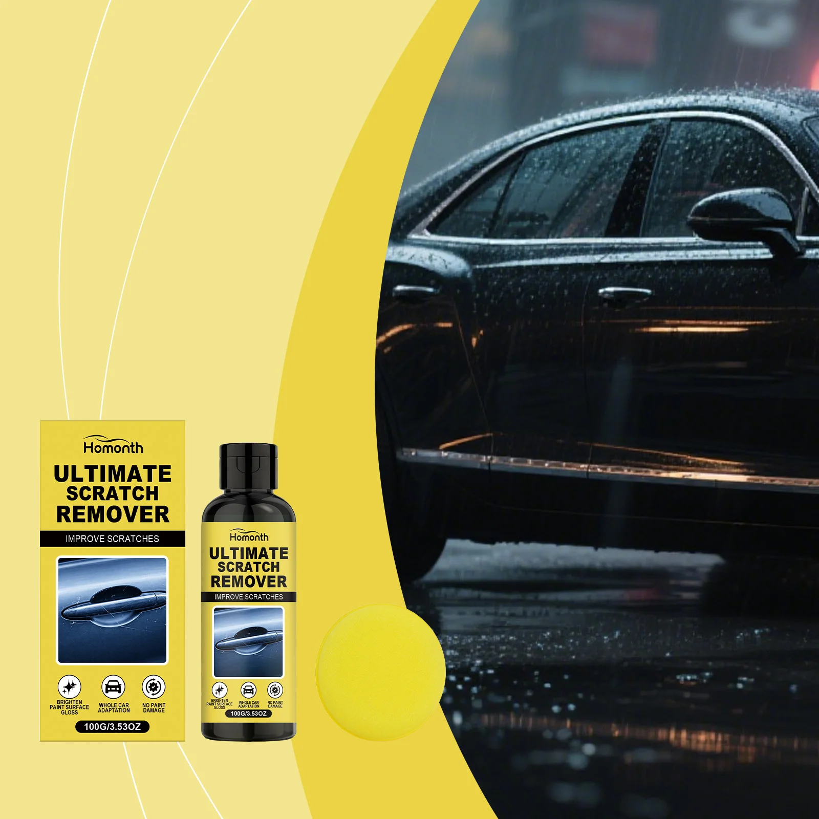 Multi Purpose Paint Scratch Restorer Universal Remove Scuffs Stains Dirt Paint Restoration Car RV Boat Truck SUV Body Care Agent