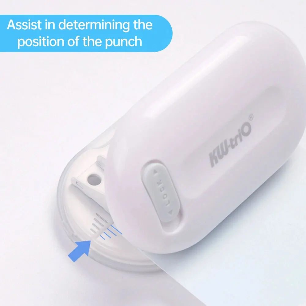 Fraiseuse à Trous Ronds et à 3 Trous Faite à la Main, Fournitures de Reliure de Bureau