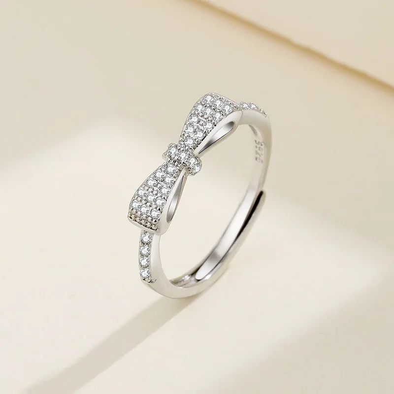 Neuer Moissanit-Ring aus 925er-Sterlingsilber für Damen, Hochzeit, Schmuck, Verlobung, Charm, Party, Mode, Geschenk, hochwertiger Ring