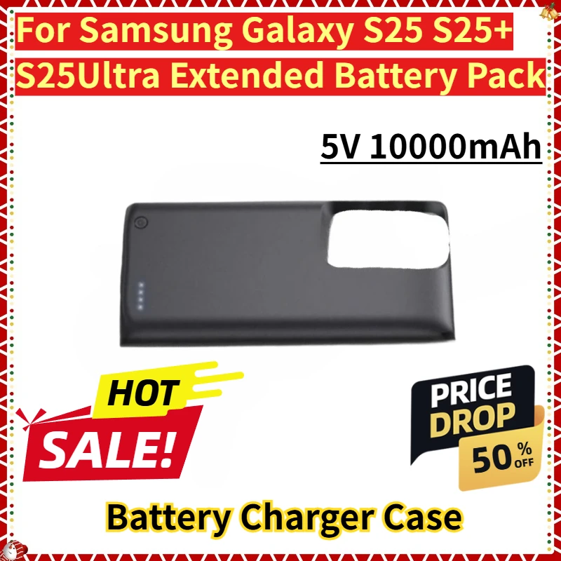

For Samsung Galaxy S25 S25+ S25Ultra Extended Battery Pack New Replacement Battery Charger Case 5V 10000mAh 10Wh