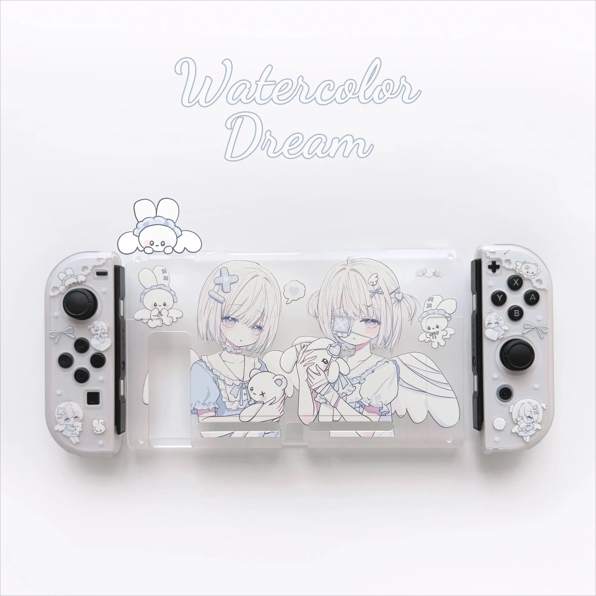 Kawaii Anime Switch Case for Nintendo Switch 2/OLED Split-Style Hard Case Joy-Con Dock Cover Lite Gaming Console Accessories view 4