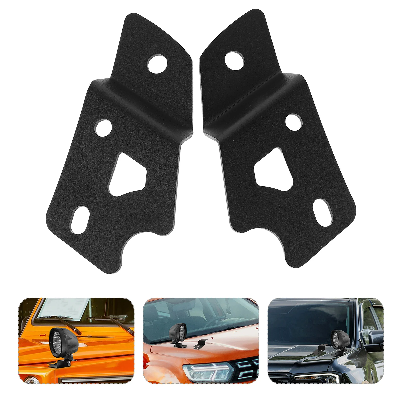 

2Pcs Light Mount for 2021-2023 Fog Bracket Heavy Duty Pillar Bracket Stylish Appearance Secure Installation