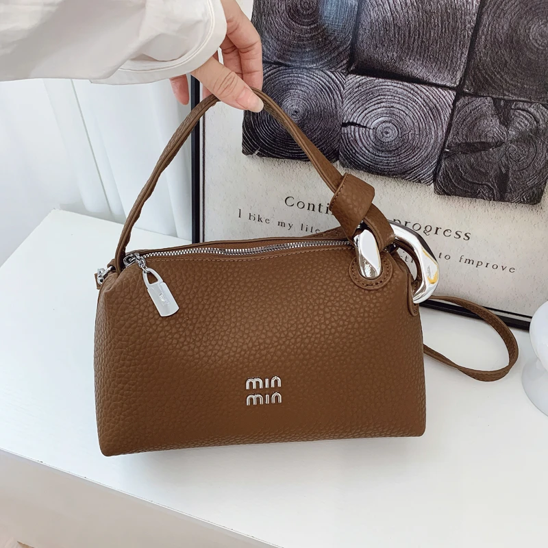 

Elegant Classic Leather Tote Bags For Women Luxury Brand Famous Designer Popular Handbags Ladies Daily Use