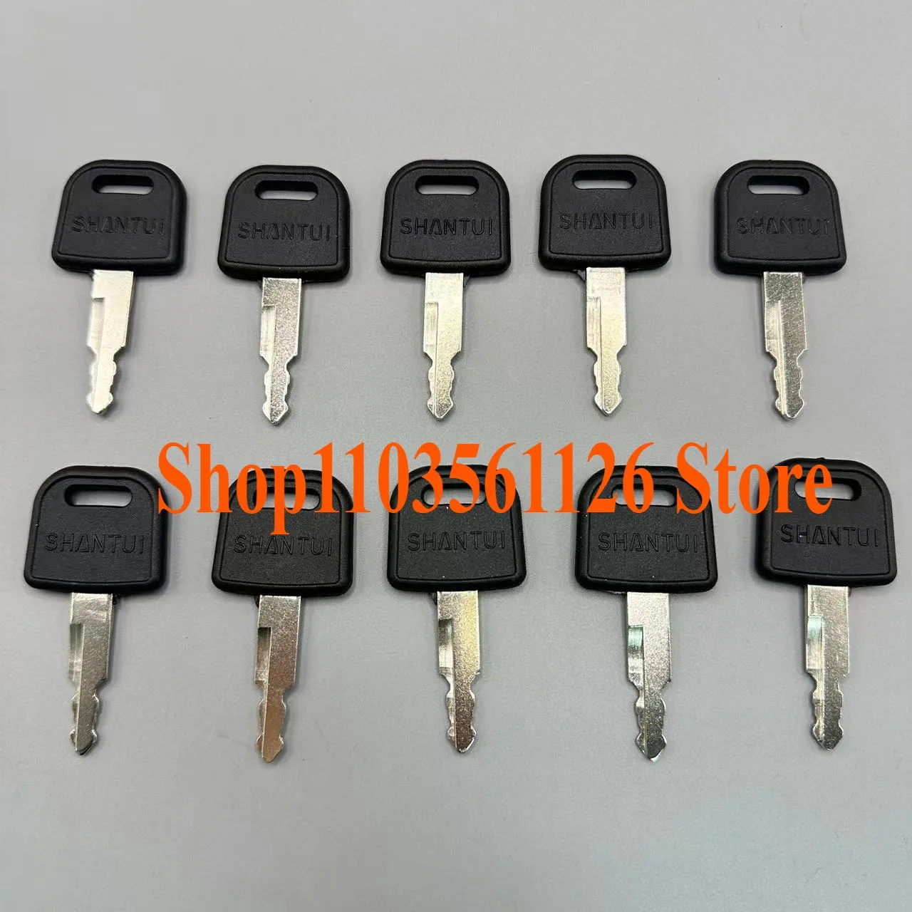 1pc/5pcs10pcs for Shantui Excavator Key 60 75 85 135 150 215 New Ignition Key Start Door Lock Accessories