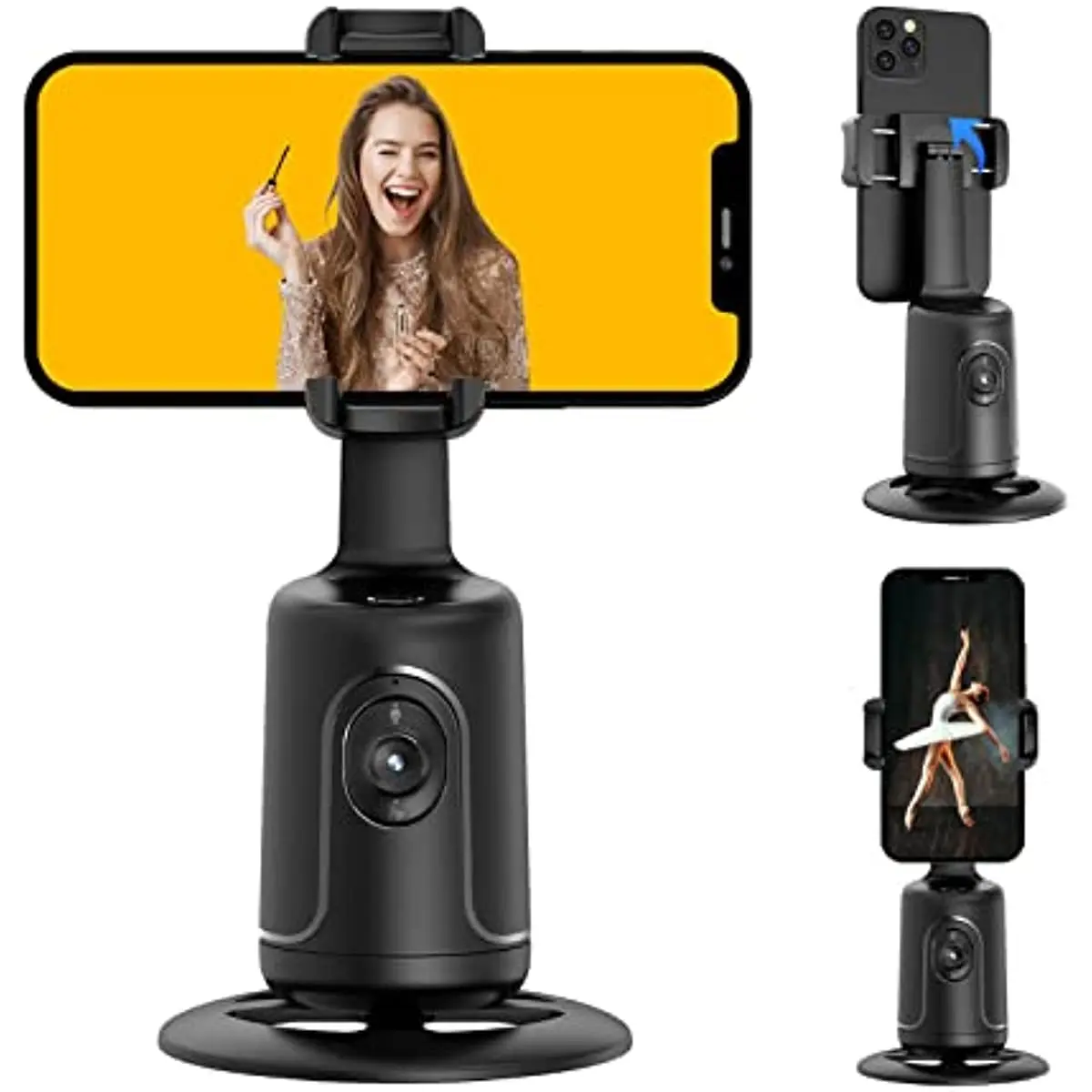 360 Rotation AI Follow-Up Auto Face Gimbal Stabilizer Monopod Desktop P01 Tracking For Live Photography