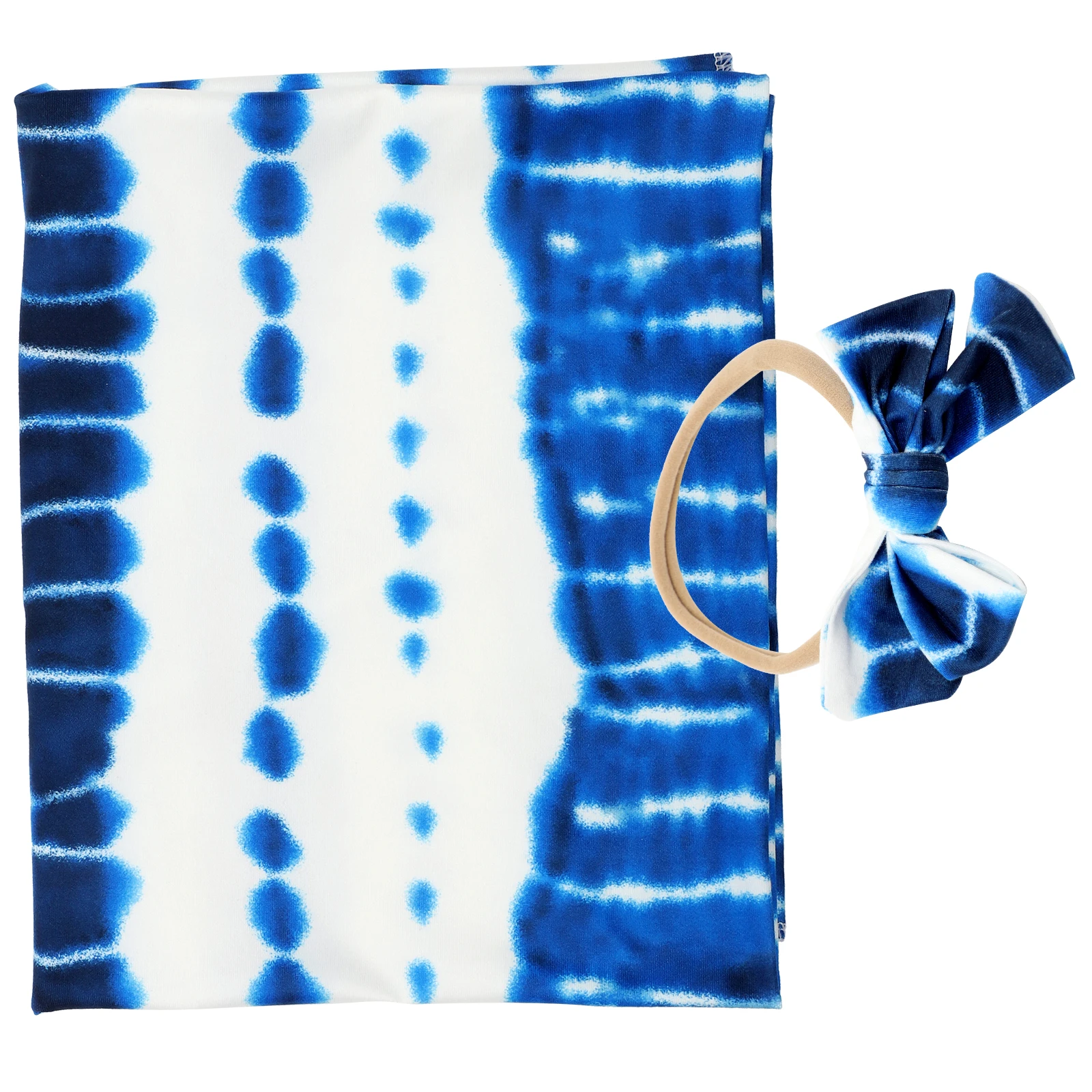 

1Set Baby Swaddle Blanket Headband Set Comfortable Newborn Wrap Perfect Infant Receiving Blanket Gift Infant Wrap Swaddle