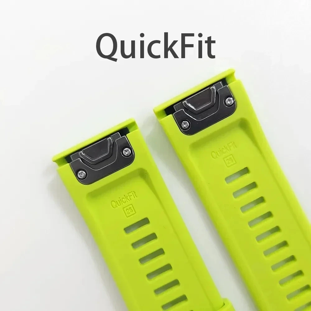 For Garmin Tactix 7 Pro Delta Descent/Quatix 7/6/5 Sapphire/7X Solar Strap Fenix 7X Silicone Correa 22mm 26mm Quickfit Watchband image 3