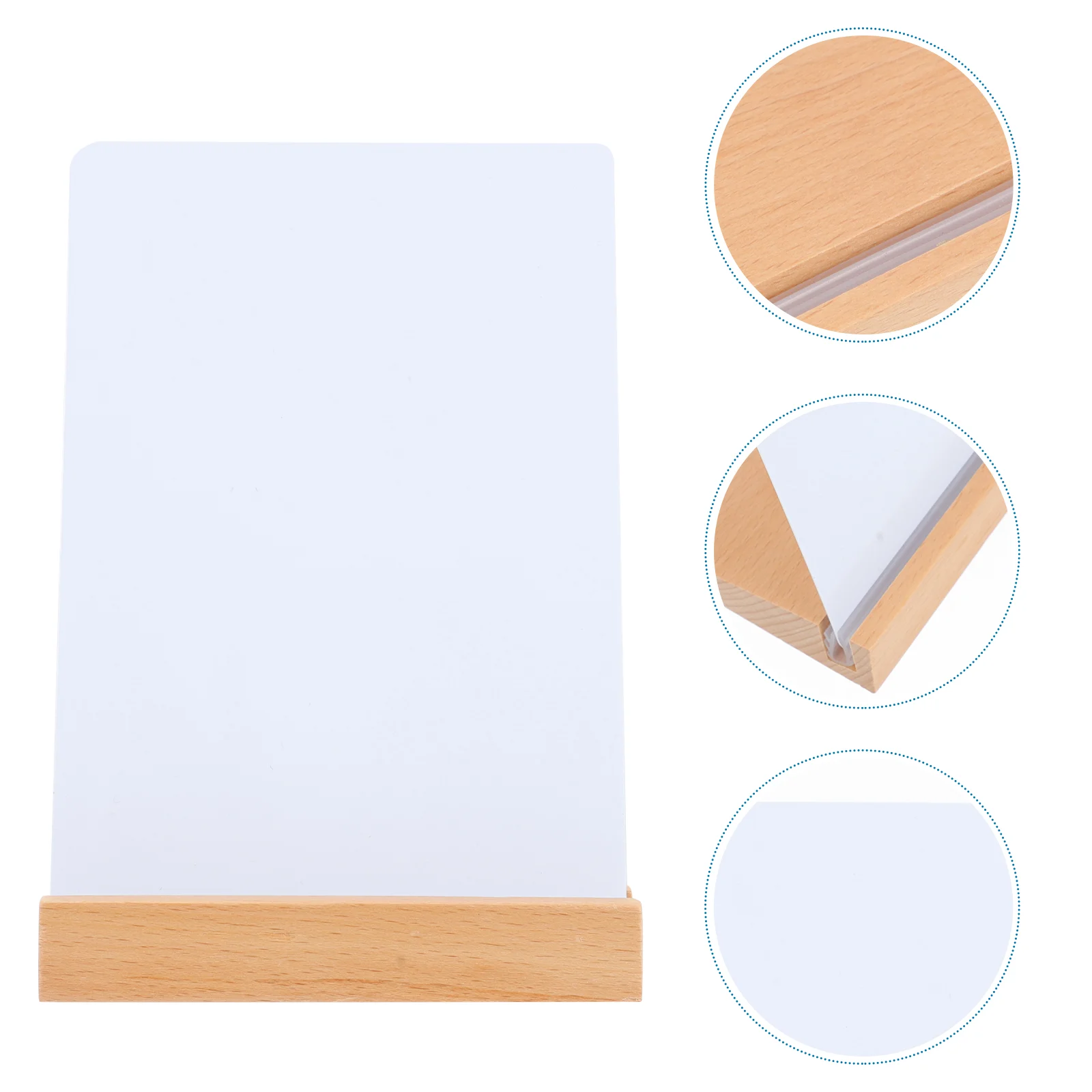 Handwritten Price Tag Bulletin Board Signs Whiteboard Reusable Practical Pvc Desktop Display