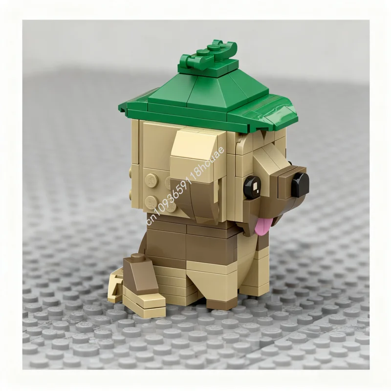 141pcs MOC Bloodhound Brickheadz Model Building blocks Architecture creative Brick toys Birthday Christmas gifts