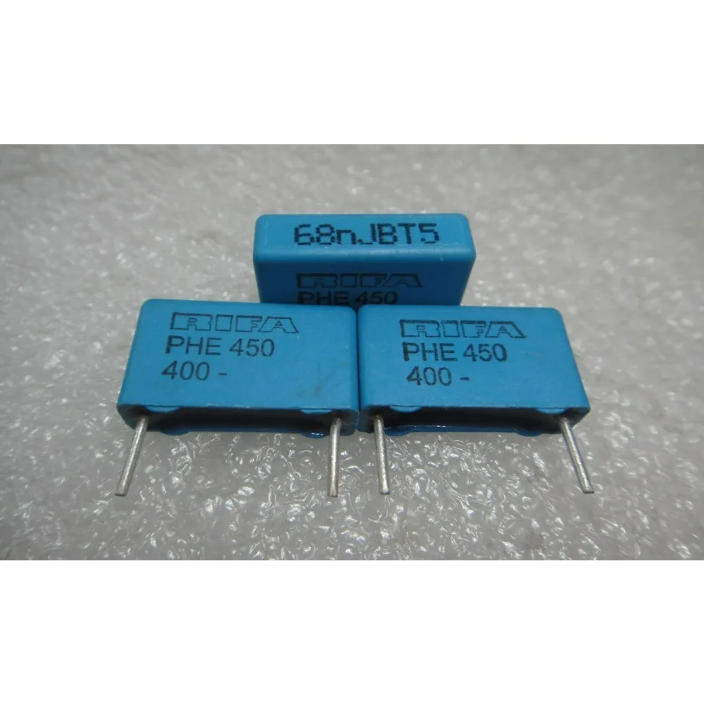 

10PCS RIFA PHE450 0.068uf/400v 68nf 683 Brand New 15mm Film Capacitor
