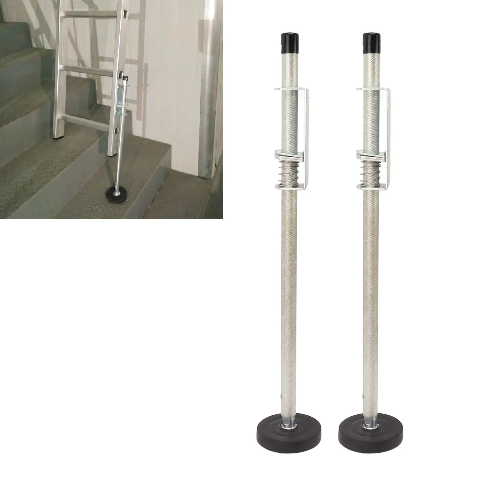 

Ladder Leg Ground Leveler 220kg Maximum Working Load Alloy Steel Rod Ladder Leveler Simple Installation for Uneven Ground