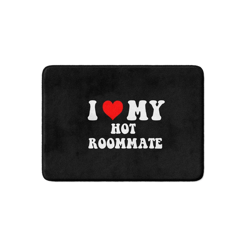 

Aertemisi I Love My Hot Roommate коврик для ванной с нескользящим основанием, впитывающий супер уютный фланелевой напольный коврик, ковер