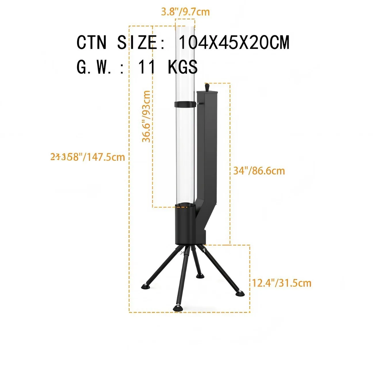 Only Glass Tube! For Rocket Furnace Household Heating Furnace Granular Furnace Portable Integrated Glass Tube