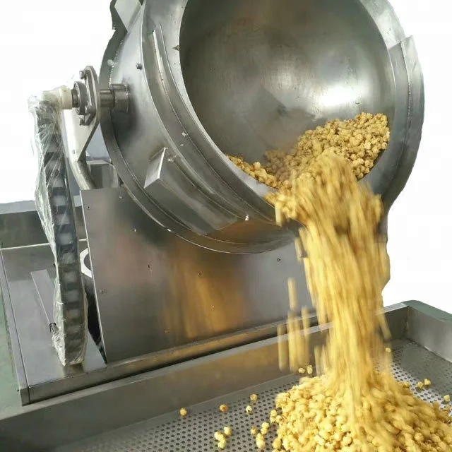 automatic caramel popcorn making machine for sale