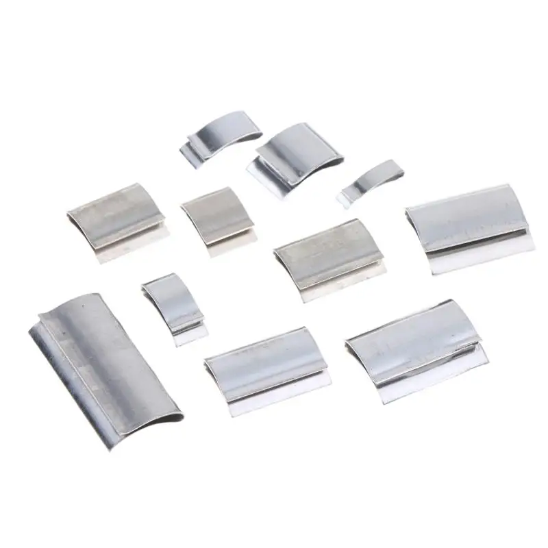 100Pcs 0.1g-1.5g Barbed Metal Impellers Balancing Clips Rustproof Stainless Steel for DIY Motor Repair Works