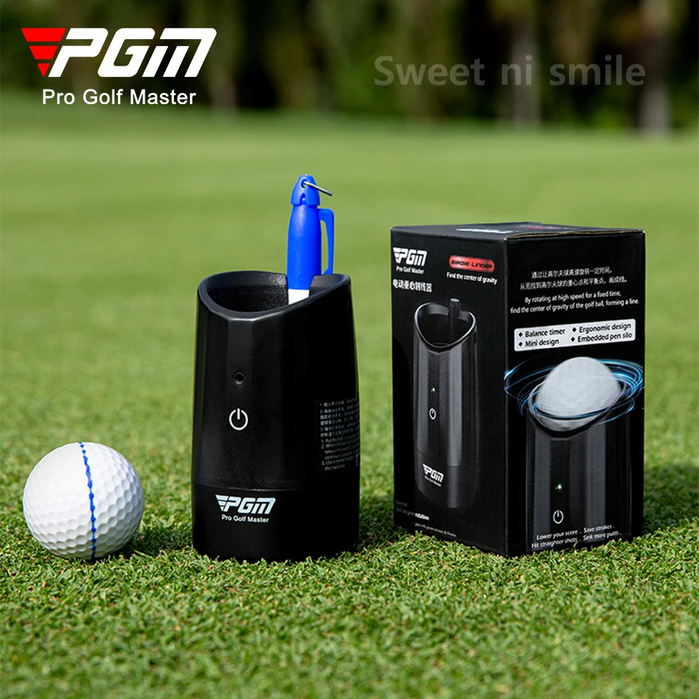 

PGM Golf Electric Scriber Finds rotates Center Of Gravity Distribution Line LED Ball Painter Accessories Ball Spot Marker Tool