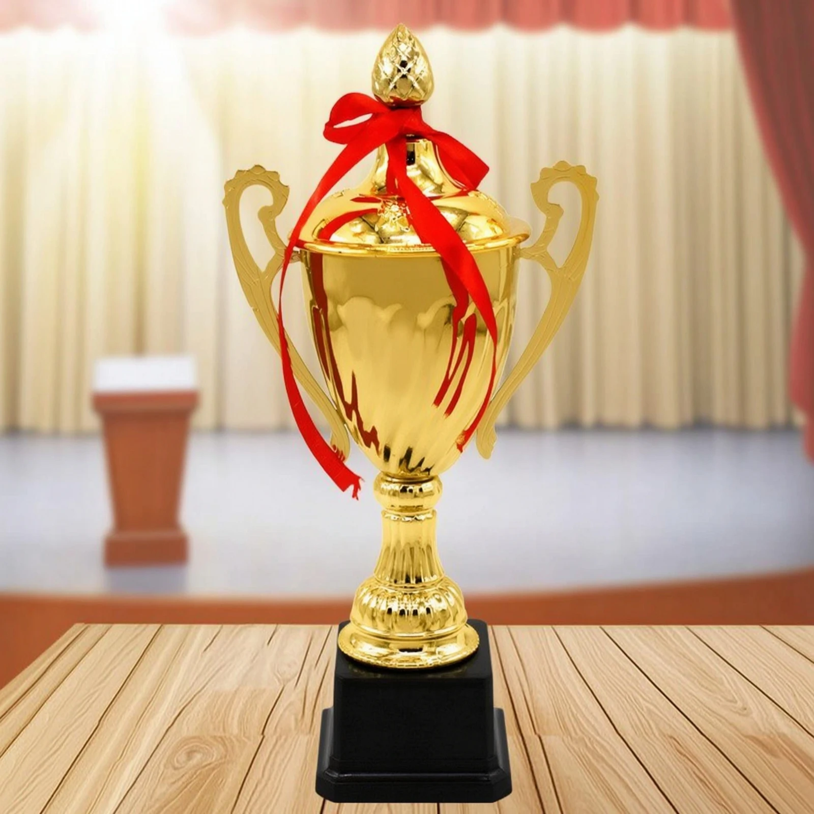 Trophy Cup Reflective Trophy with Lid Award Cup Glossy High Quality for Athletes, Sports Competitions, School Events