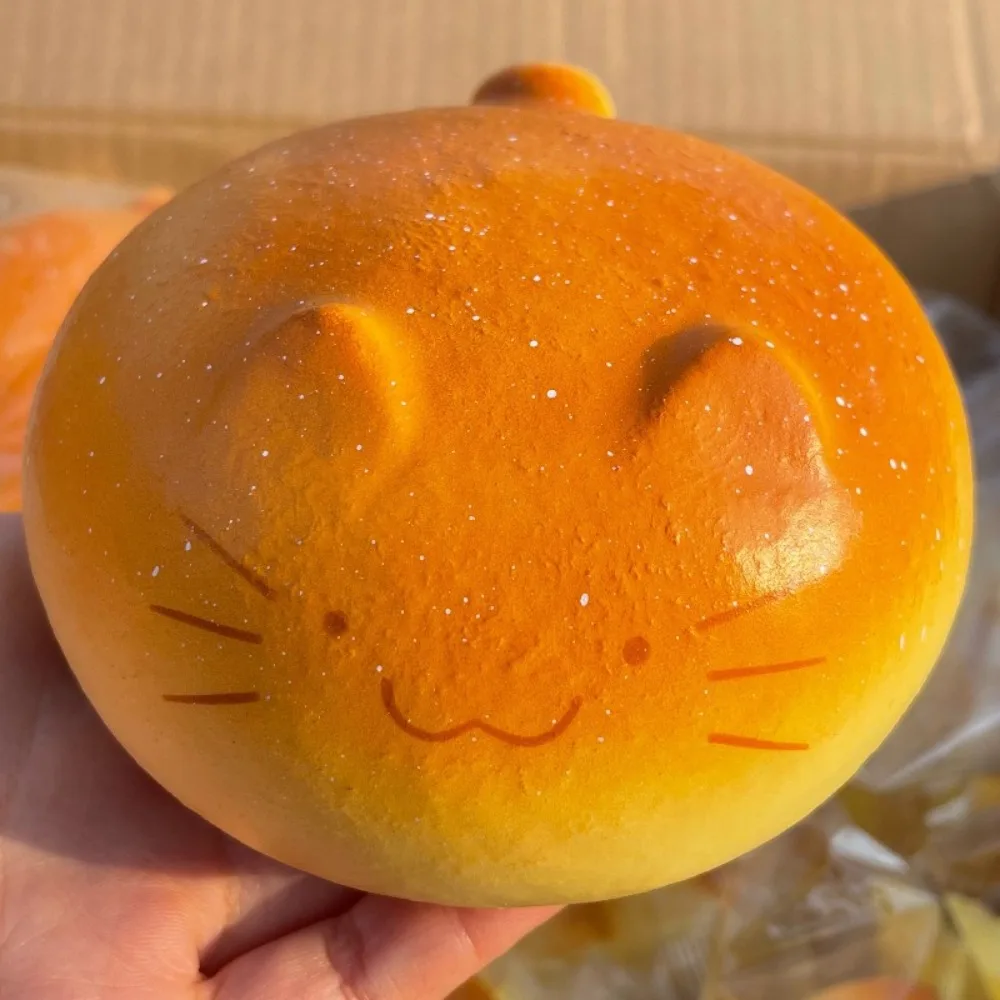 Squishy Simulation Cat Dog Bread Squeeze Toy Slow Rising Stress Relief Toy Fidget Anxiety Relief Desk Decor Gift for Adults