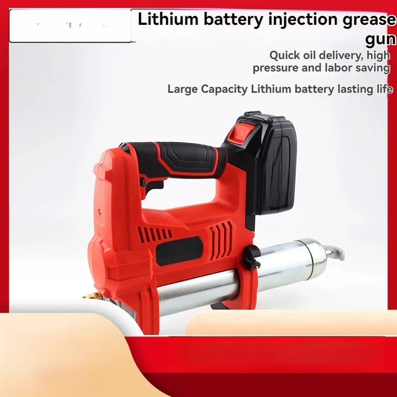 Labor-saving grease spraying excavator; Portable high-pressure lithium-ion electric grease gun