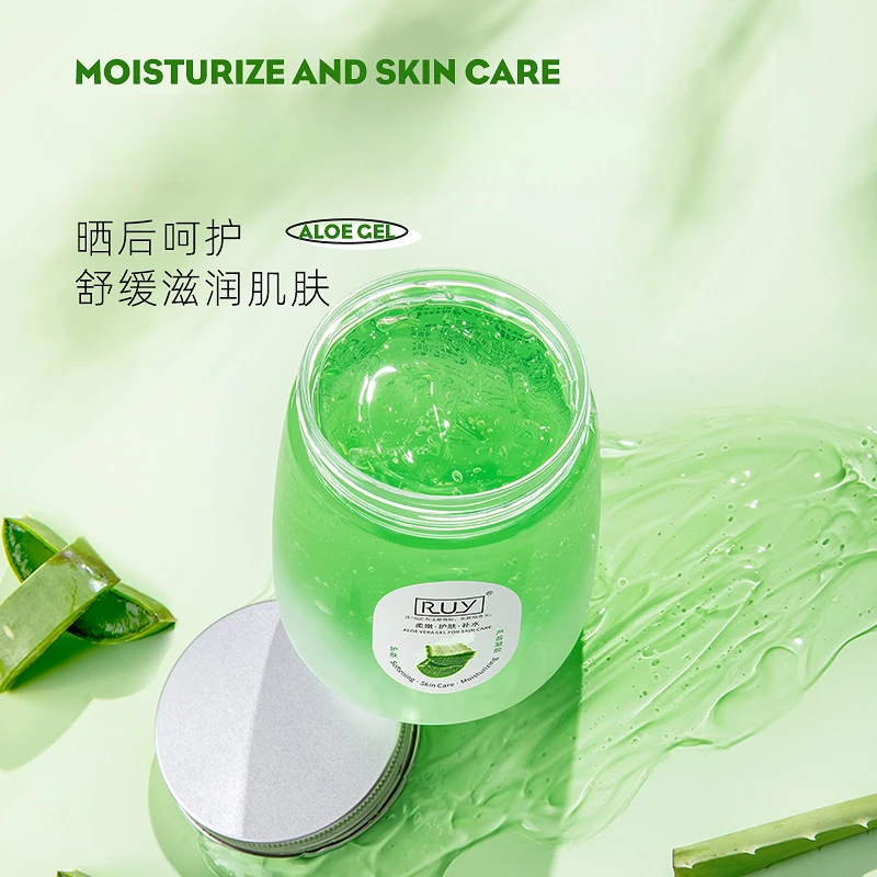 

Aloe Vera Gel Skin Care Hydrating and Moisturizing Fading Acne Marks After Sun Repair Balancing Water Oil Cream Masks