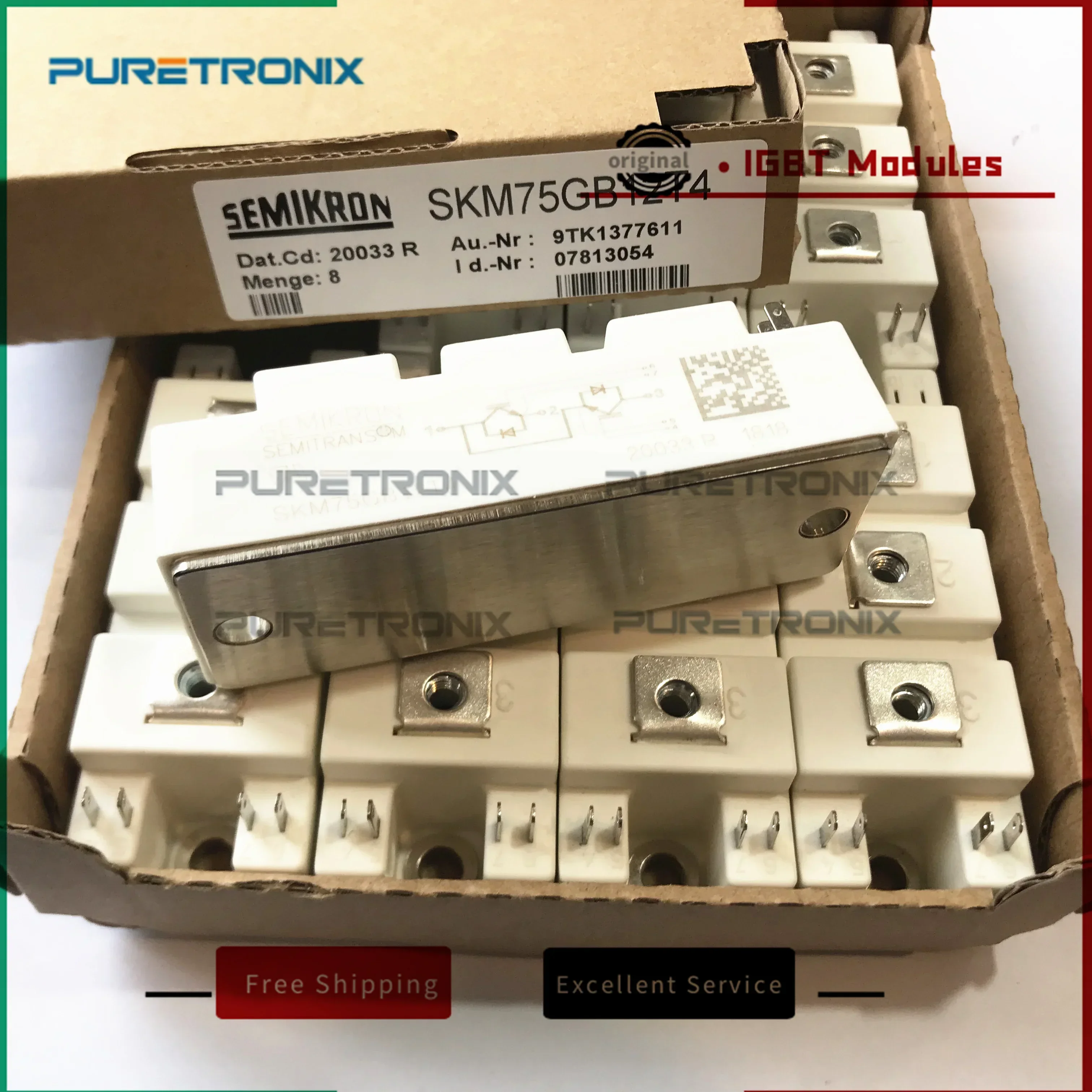 Модуль быстрой загрузки IGBT4 SKM75GB12T4